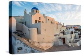 The Famous Blue and White City Oia,Santorini-scorpp-Stretched Canvas