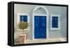 The Famous Blue and White City Oia,Santorini-scorpp-Framed Stretched Canvas