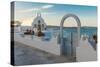 The Famous Blue and White City Oia,Santorini-scorpp-Stretched Canvas