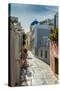 The Famous Blue and White City Oia,Santorini-scorpp-Stretched Canvas