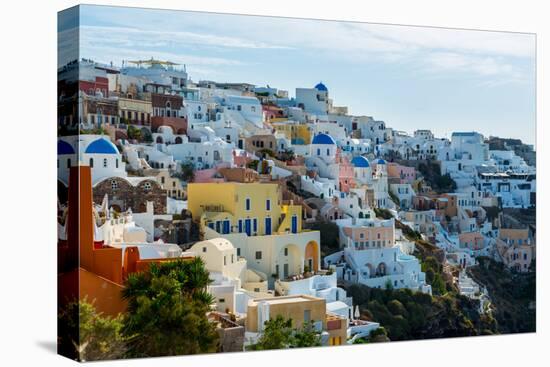 The Famous Blue and White City Oia,Santorini-scorpp-Stretched Canvas