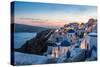 The Famous Blue and White City Oia,Santorini-scorpp-Stretched Canvas