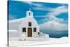 The Famous Blue and White City Oia,Santorini-scorpp-Stretched Canvas