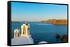 The Famous Blue and White City Oia,Santorini-scorpp-Framed Stretched Canvas