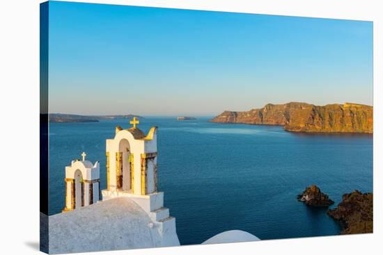 The Famous Blue and White City Oia,Santorini-scorpp-Stretched Canvas