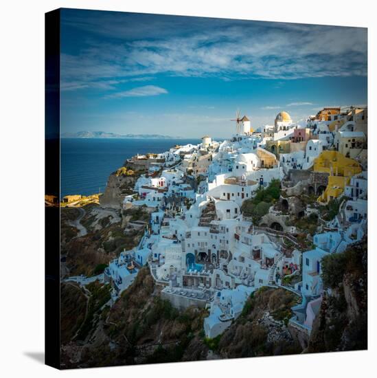 The Famous Blue and White City Oia,Santorini-scorpp-Stretched Canvas