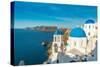 The Famous Blue and White City Oia,Santorini-scorpp-Stretched Canvas