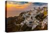 The Famous Blue and White City Oia,Santorini-scorpp-Stretched Canvas