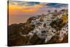 The Famous Blue and White City Oia,Santorini-scorpp-Stretched Canvas