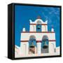 The Famous Blue and White City Oia,Santorini-scorpp-Framed Stretched Canvas