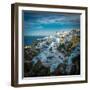 The Famous Blue and White City Oia,Santorini-scorpp-Framed Photographic Print