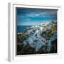 The Famous Blue and White City Oia,Santorini-scorpp-Framed Photographic Print