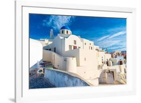 The Famous Blue and White City Oia,Santorini-scorpp-Framed Photographic Print