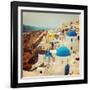 The Famous Blue and White City Oia,Santorini-scorpp-Framed Photographic Print