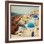 The Famous Blue and White City Oia,Santorini-scorpp-Framed Photographic Print