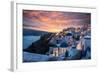 The Famous Blue and White City Oia,Santorini-scorpp-Framed Photographic Print