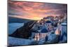 The Famous Blue and White City Oia,Santorini-scorpp-Mounted Photographic Print