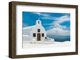 The Famous Blue and White City Oia,Santorini-scorpp-Framed Photographic Print