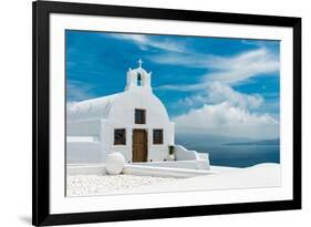 The Famous Blue and White City Oia,Santorini-scorpp-Framed Photographic Print