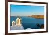 The Famous Blue and White City Oia,Santorini-scorpp-Framed Photographic Print