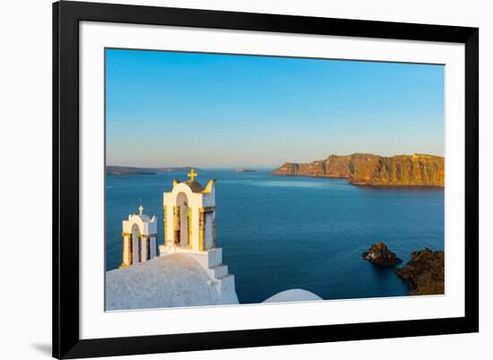 The Famous Blue and White City Oia,Santorini-scorpp-Framed Photographic Print