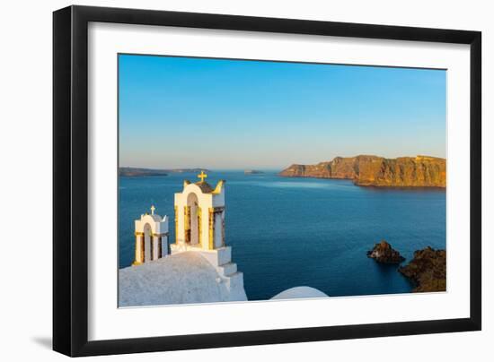 The Famous Blue and White City Oia,Santorini-scorpp-Framed Photographic Print