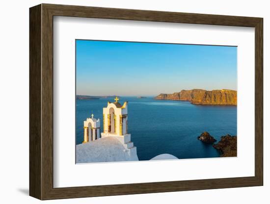 The Famous Blue and White City Oia,Santorini-scorpp-Framed Photographic Print