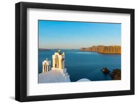 The Famous Blue and White City Oia,Santorini-scorpp-Framed Photographic Print