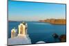 The Famous Blue and White City Oia,Santorini-scorpp-Mounted Photographic Print