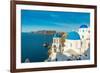 The Famous Blue and White City Oia,Santorini-scorpp-Framed Photographic Print