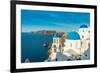 The Famous Blue and White City Oia,Santorini-scorpp-Framed Photographic Print