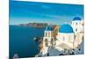 The Famous Blue and White City Oia,Santorini-scorpp-Mounted Photographic Print