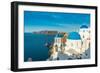 The Famous Blue and White City Oia,Santorini-scorpp-Framed Photographic Print