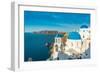 The Famous Blue and White City Oia,Santorini-scorpp-Framed Photographic Print