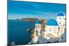 The Famous Blue and White City Oia,Santorini-scorpp-Mounted Photographic Print