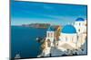 The Famous Blue and White City Oia,Santorini-scorpp-Mounted Photographic Print