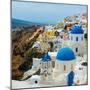 The Famous Blue and White City Oia,Santorini-scorpp-Mounted Photographic Print