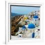 The Famous Blue and White City Oia,Santorini-scorpp-Framed Photographic Print