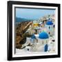 The Famous Blue and White City Oia,Santorini-scorpp-Framed Photographic Print