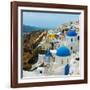 The Famous Blue and White City Oia,Santorini-scorpp-Framed Photographic Print