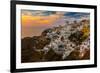 The Famous Blue and White City Oia,Santorini-scorpp-Framed Photographic Print