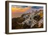 The Famous Blue and White City Oia,Santorini-scorpp-Framed Photographic Print