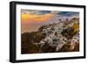 The Famous Blue and White City Oia,Santorini-scorpp-Framed Photographic Print