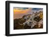 The Famous Blue and White City Oia,Santorini-scorpp-Framed Photographic Print