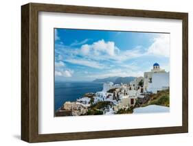 The Famous Blue and White City Oia,Santorini-scorpp-Framed Photographic Print