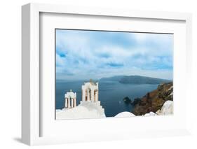 The Famous Blue and White City Oia,Santorini-scorpp-Framed Photographic Print