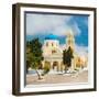 The Famous Blue and White City Oia,Santorini-scorpp-Framed Photographic Print