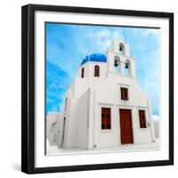 The Famous Blue and White City Oia,Santorini-scorpp-Framed Photographic Print