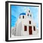 The Famous Blue and White City Oia,Santorini-scorpp-Framed Photographic Print