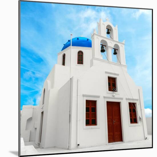 The Famous Blue and White City Oia,Santorini-scorpp-Mounted Photographic Print